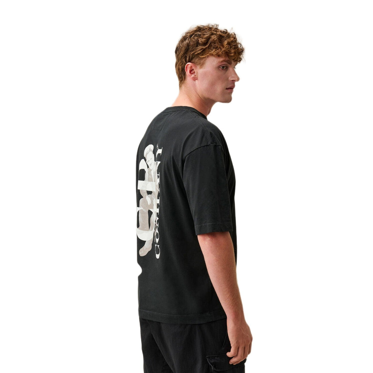 CP Company British Sailor T-Shirt - 999 Black - Escape Menswear
