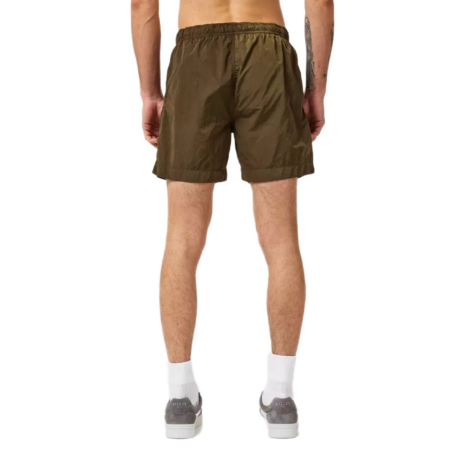 CP Company Chrome - E Swim Shorts - 683 Ivy Green - Escape Menswear