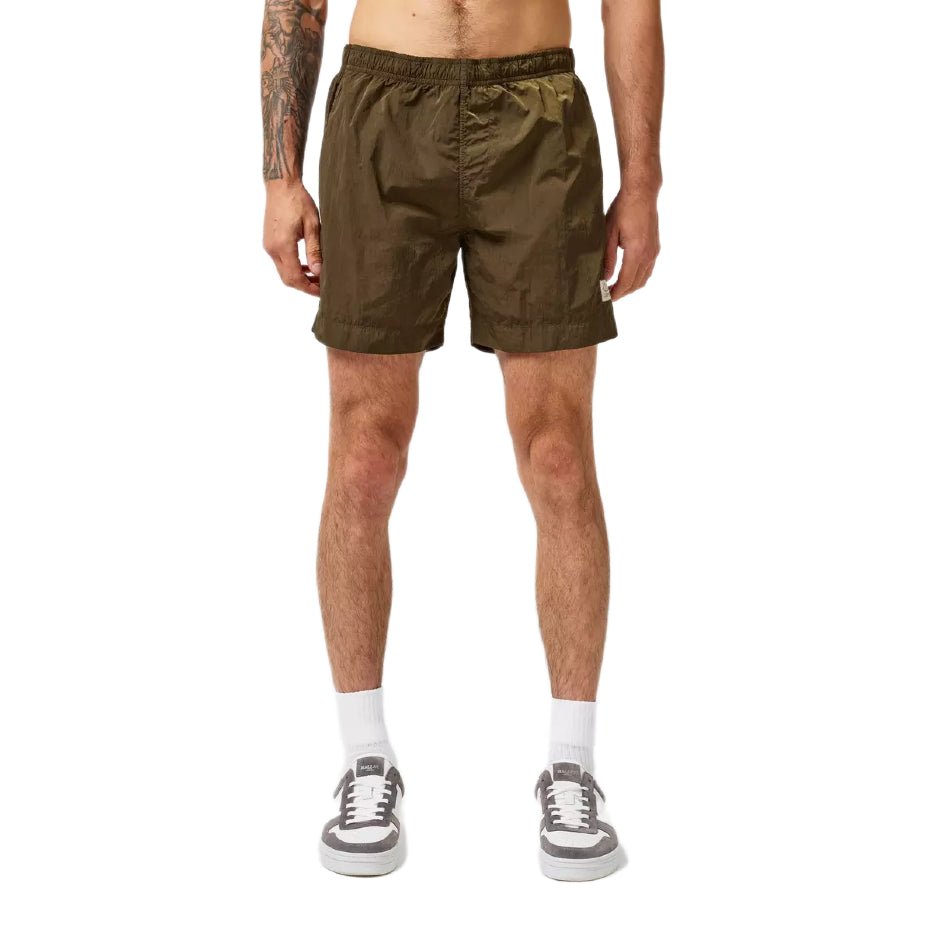 CP Company Chrome - E Swim Shorts - 683 Ivy Green - Escape Menswear