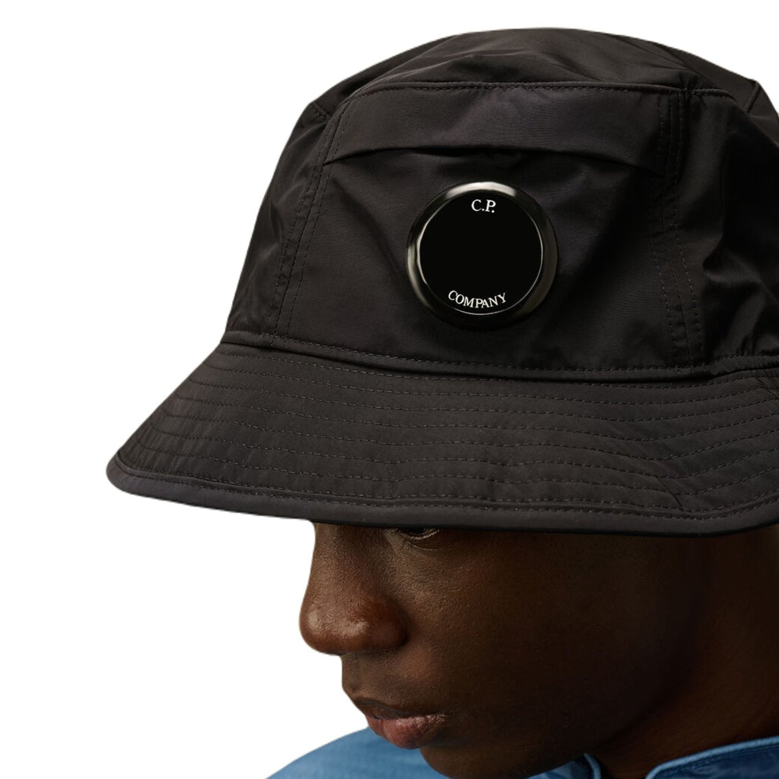 CP Company Chrome - R Bucket Hat - 888 Total Eclipse - Escape Menswear