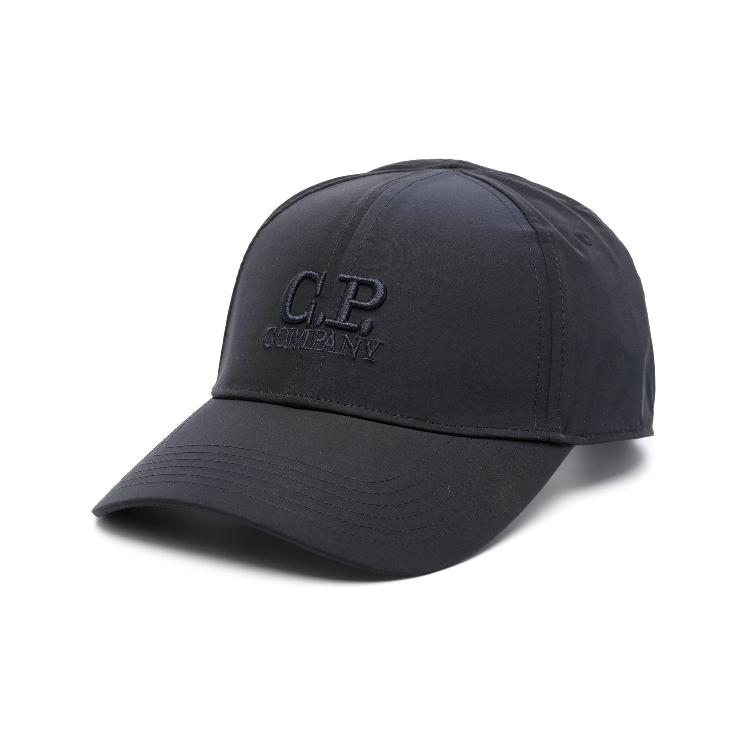 C.P. Company CMAC211A Chrome - R Logo Cap - 888 Navy - Escape Menswear