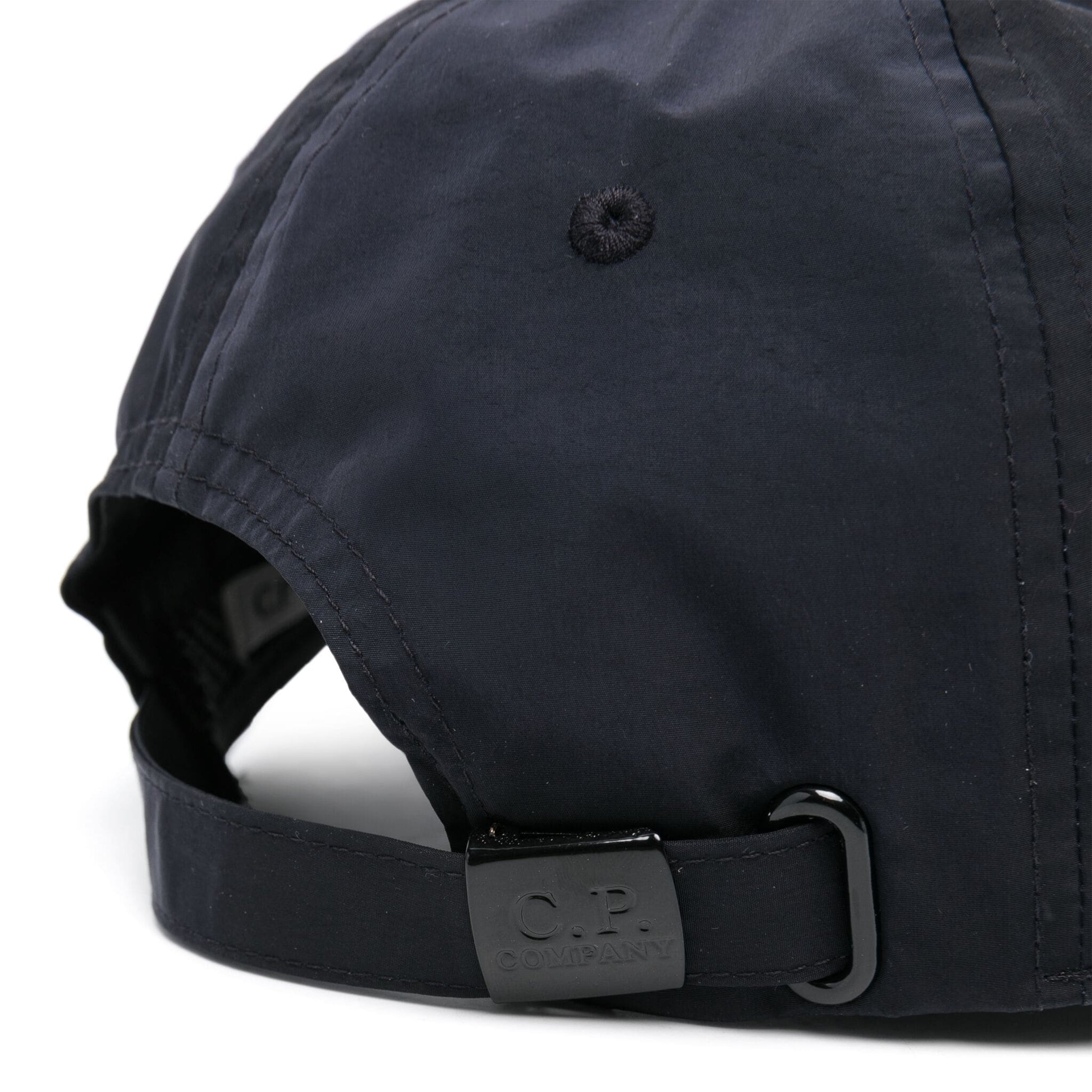 C.P. Company CMAC211A Chrome - R Logo Cap - 888 Navy - Escape Menswear