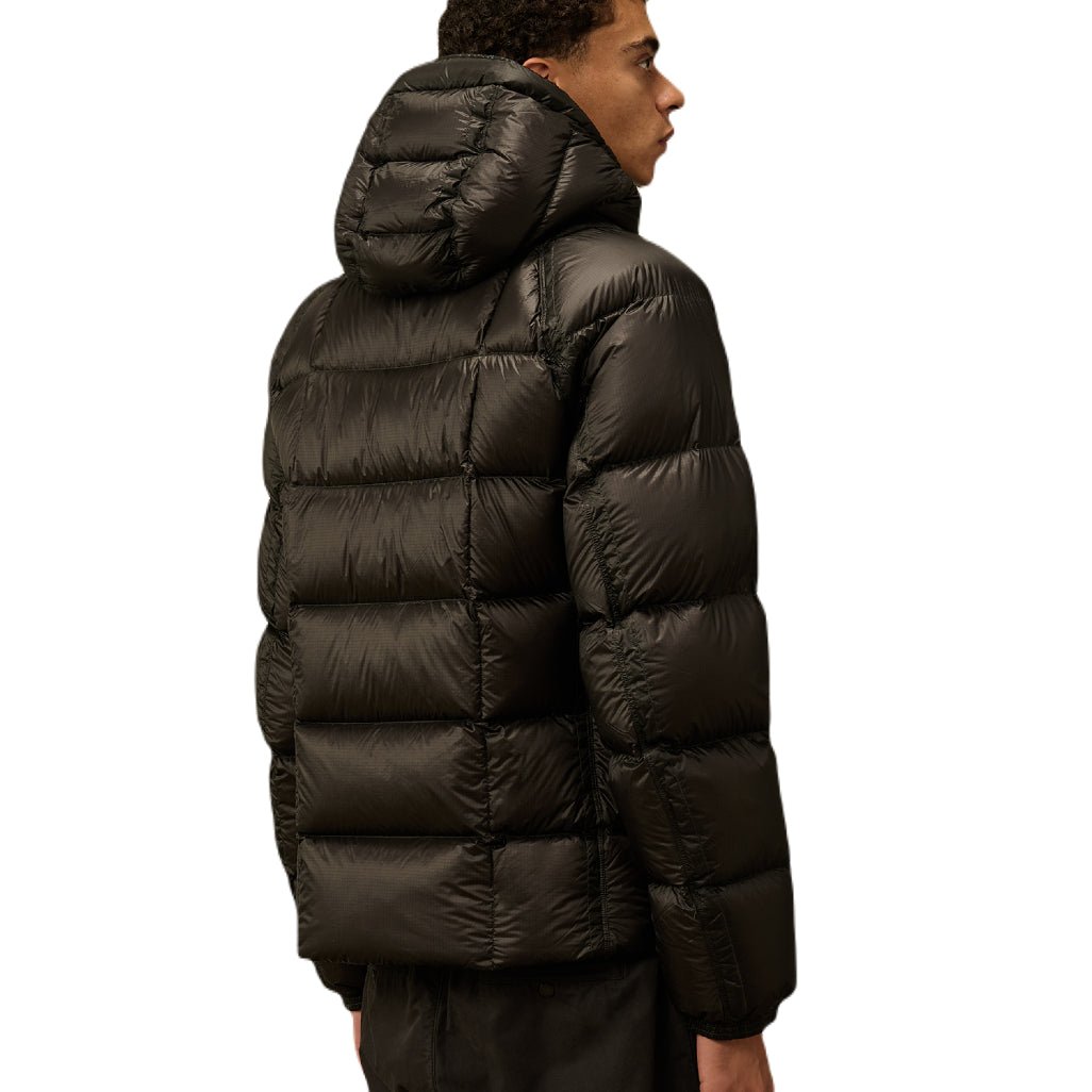 C.P. Company D.D. Shell Hooded Jacket - 999 Black - Escape Menswear