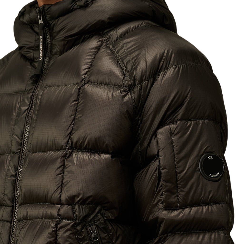 C.P. Company D.D. Shell Hooded Jacket - 999 Black - Escape Menswear