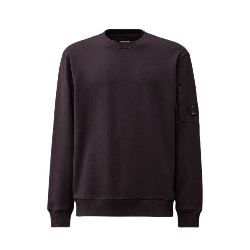 C.P. Company Diagonal Fleece Lens Sweatshirt - 799 NS Purple - Escape Menswear