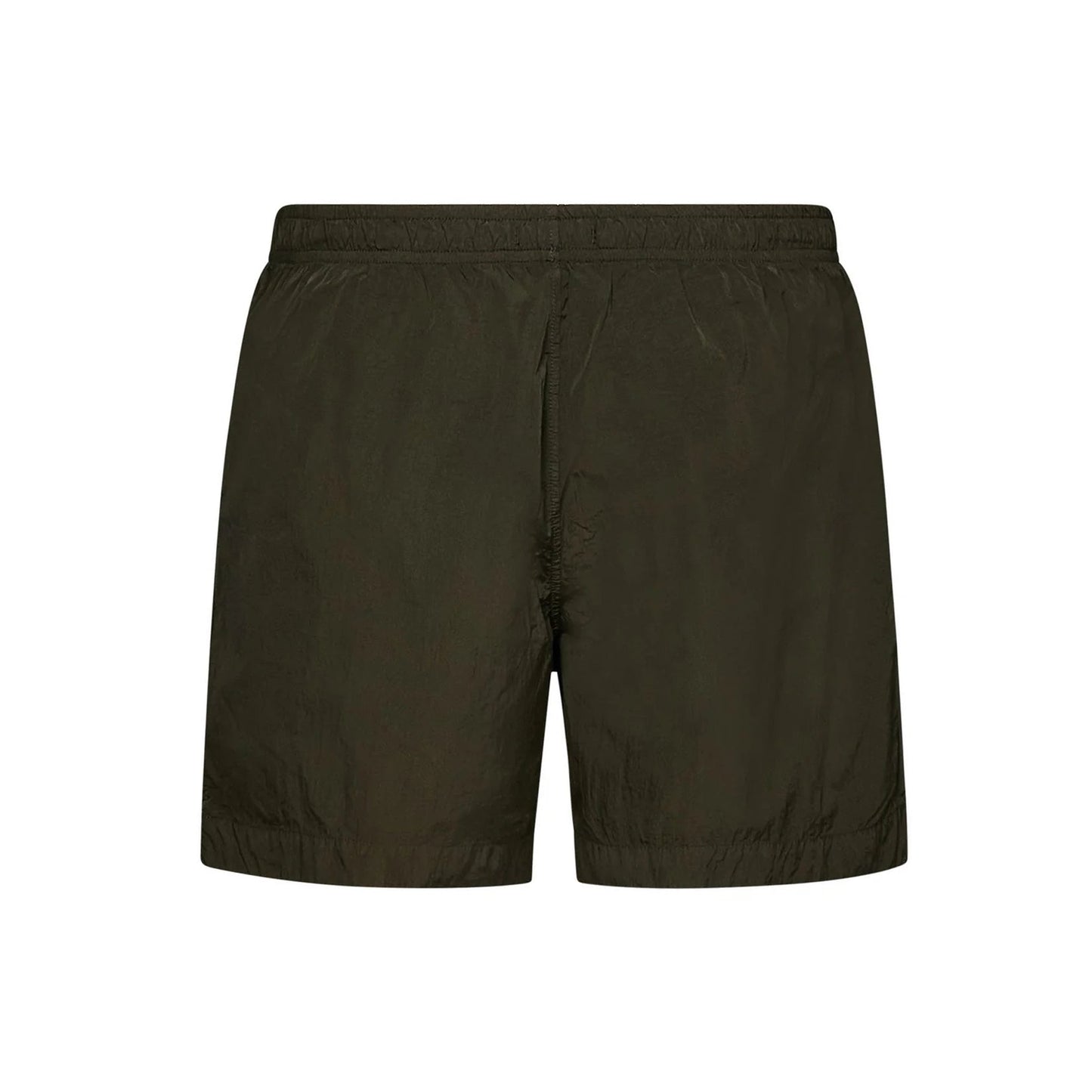 C.P. Company Eco-Chrome R Logo Swim Shorts - 683 Ivy Green - Escape Menswear