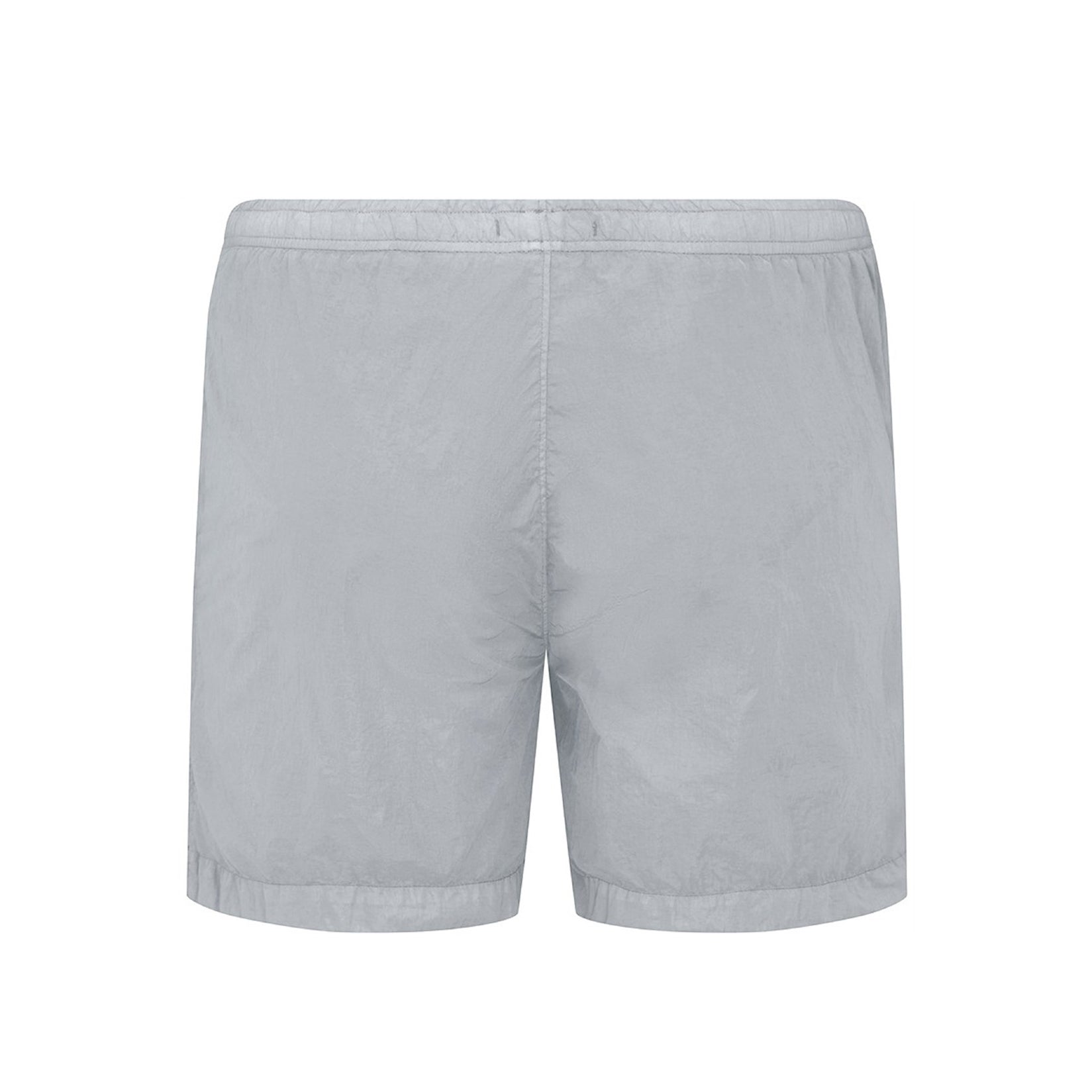 C.P. Company Eco-Chrome R Logo Swim Shorts - 913 Drizzle Grey - Escape Menswear