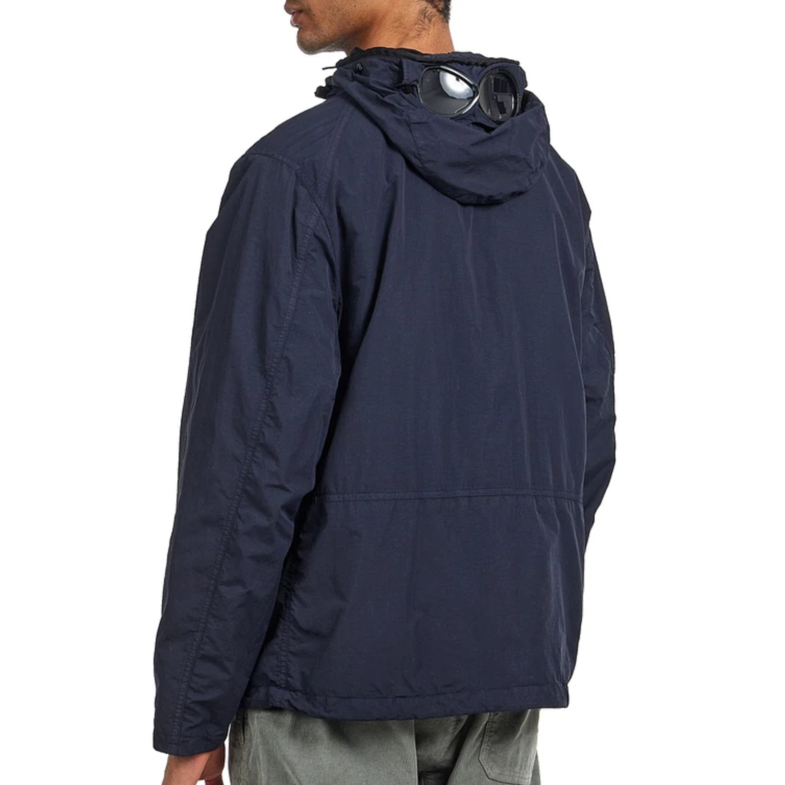 CP Company Flatt Nylon Goggle Jacket - 888 Total Eclipse - Escape Menswear