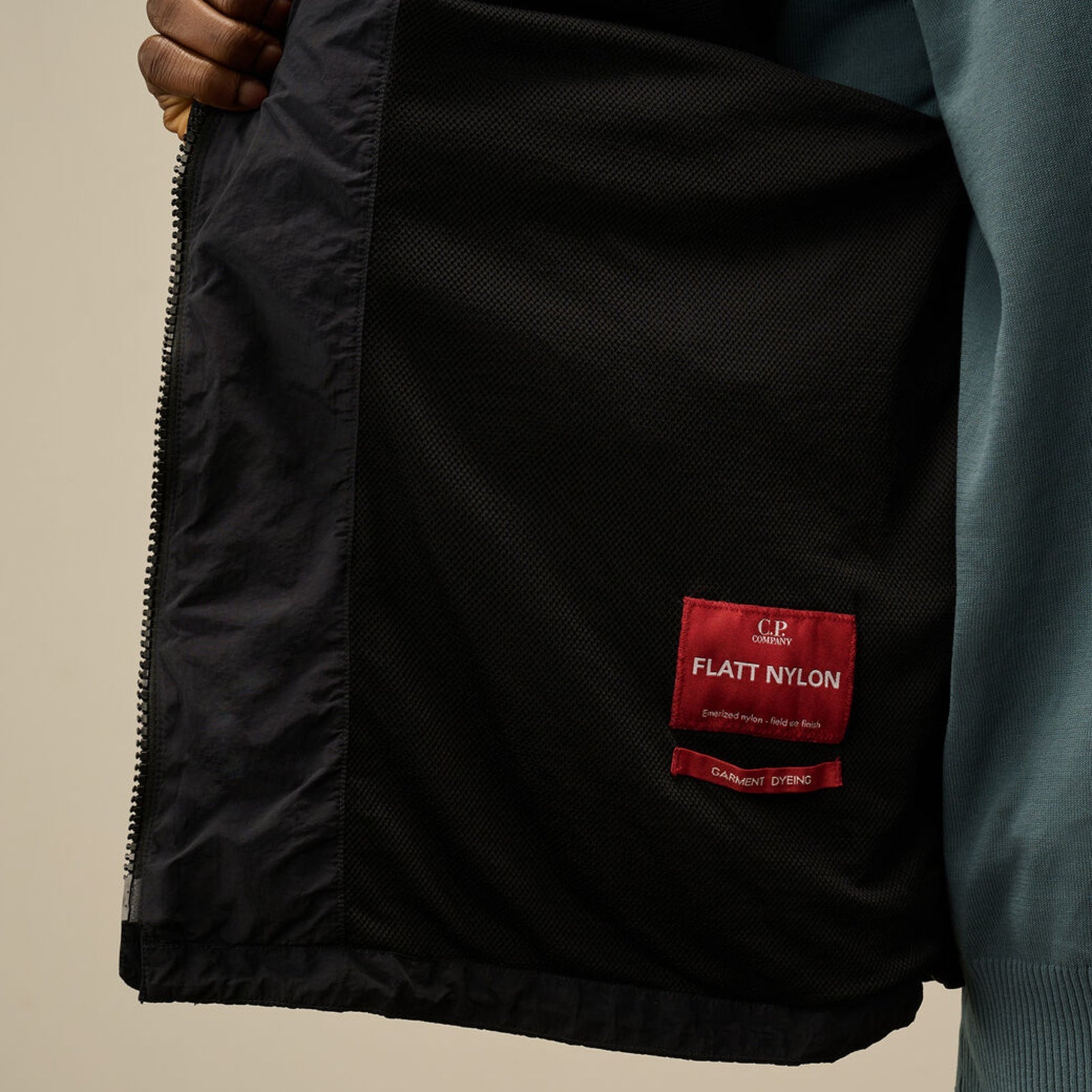 CP Company Flatt Nylon Goggle Jacket - 999 Black - Escape Menswear