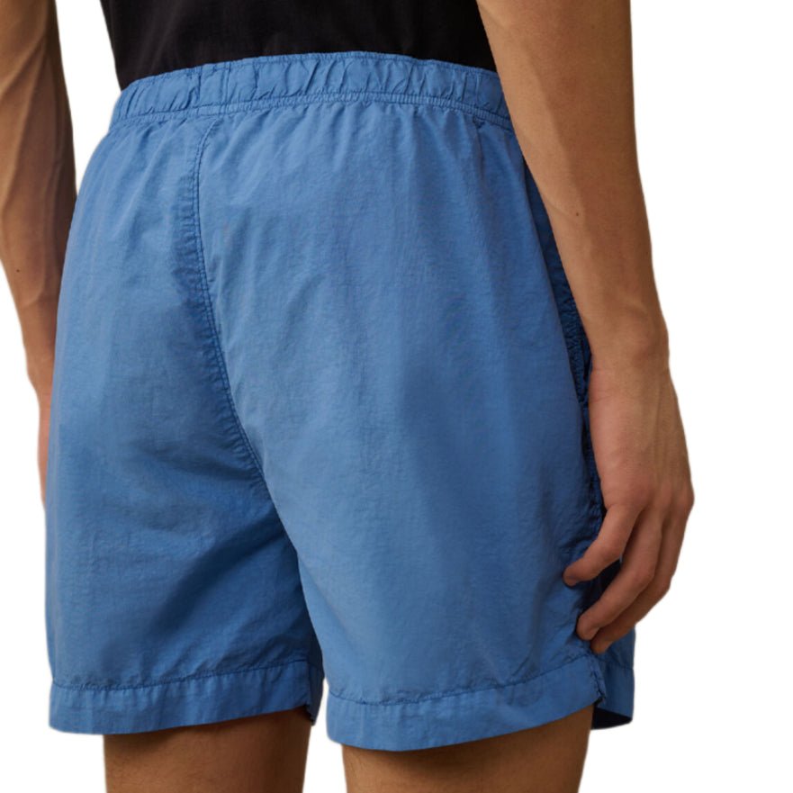 CP Company Flatt Nylon Swim Shorts - 857 Light Blue - Escape Menswear