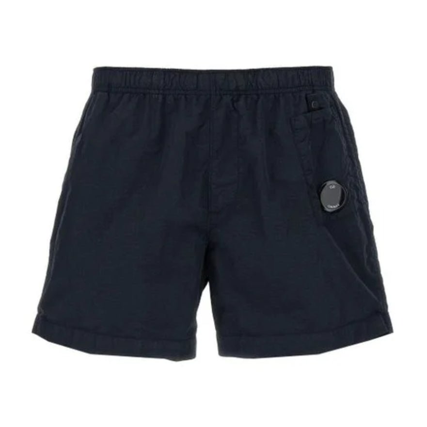 CP Company Flatt Nylon Swim Shorts - 888 Total Eclipse - Escape Menswear