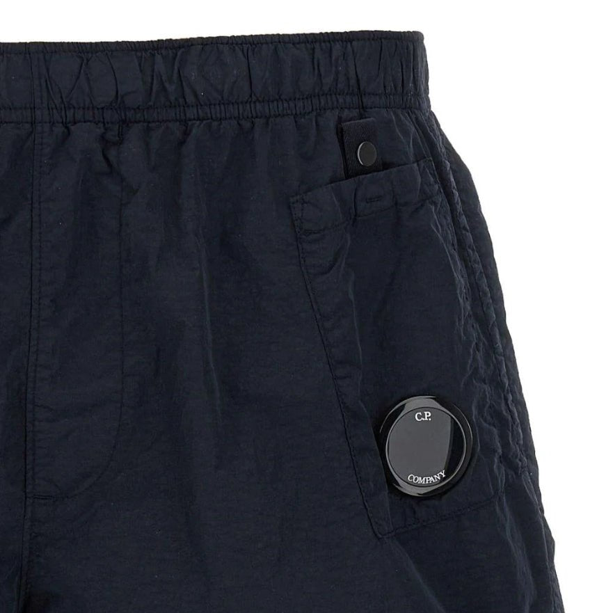 CP Company Flatt Nylon Swim Shorts - 888 Total Eclipse - Escape Menswear