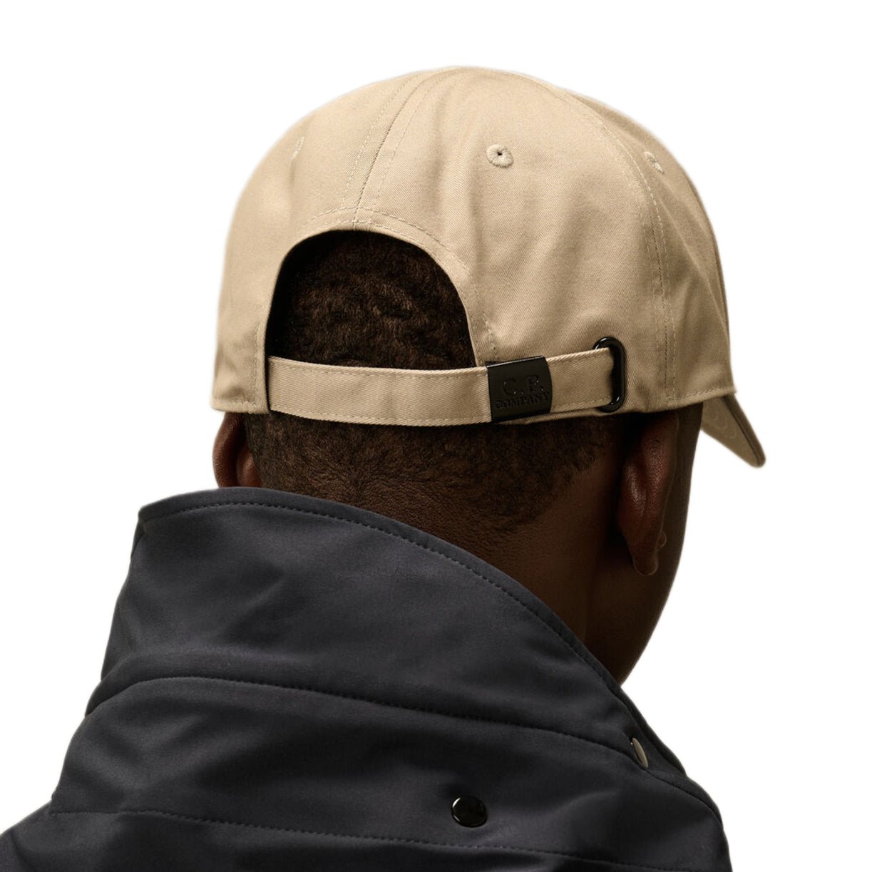 CP Company Gabardine Logo Cap - 327 Beige - Escape Menswear