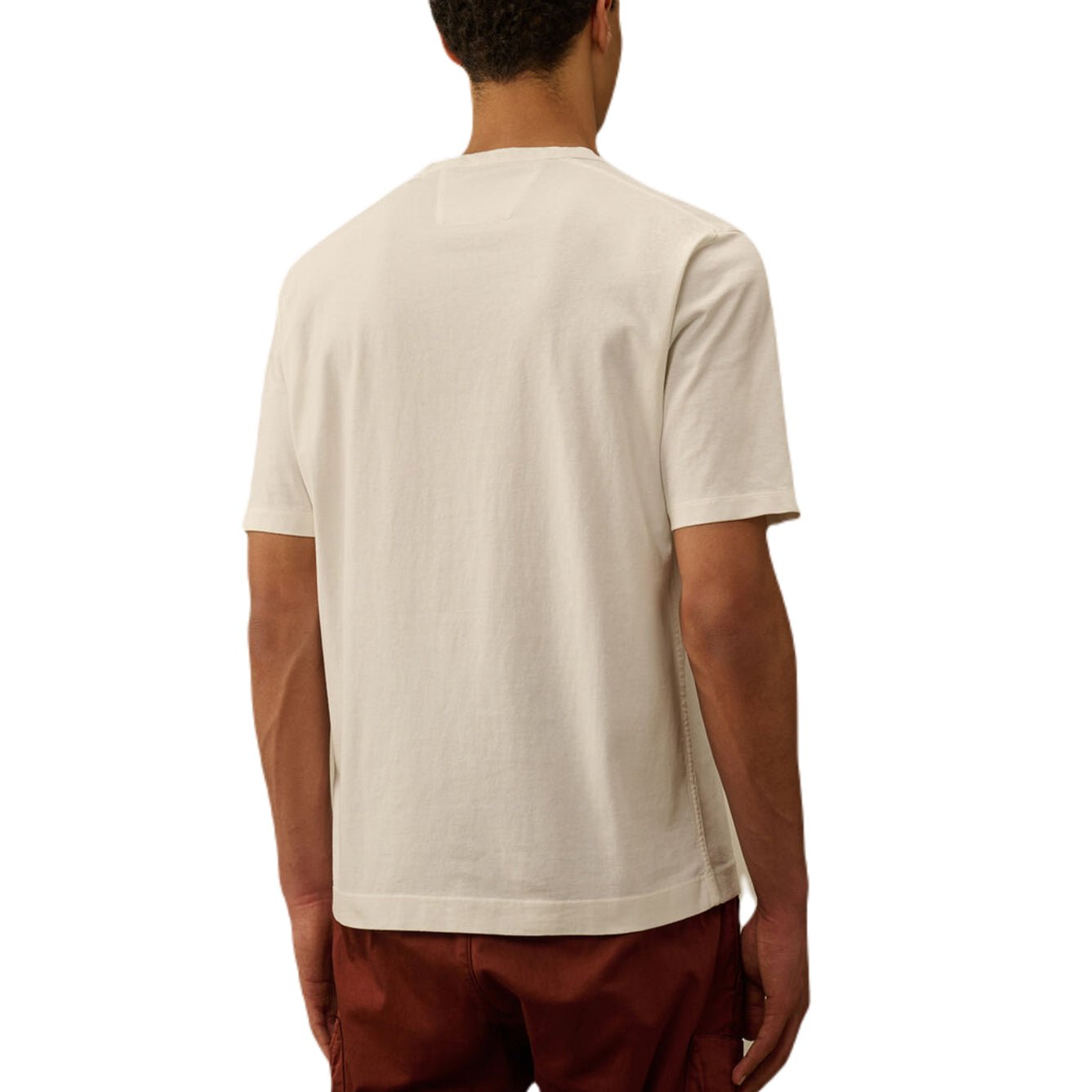 CP Company Large Logo T-Shirt - 800 B Fox Grey - Escape Menswear