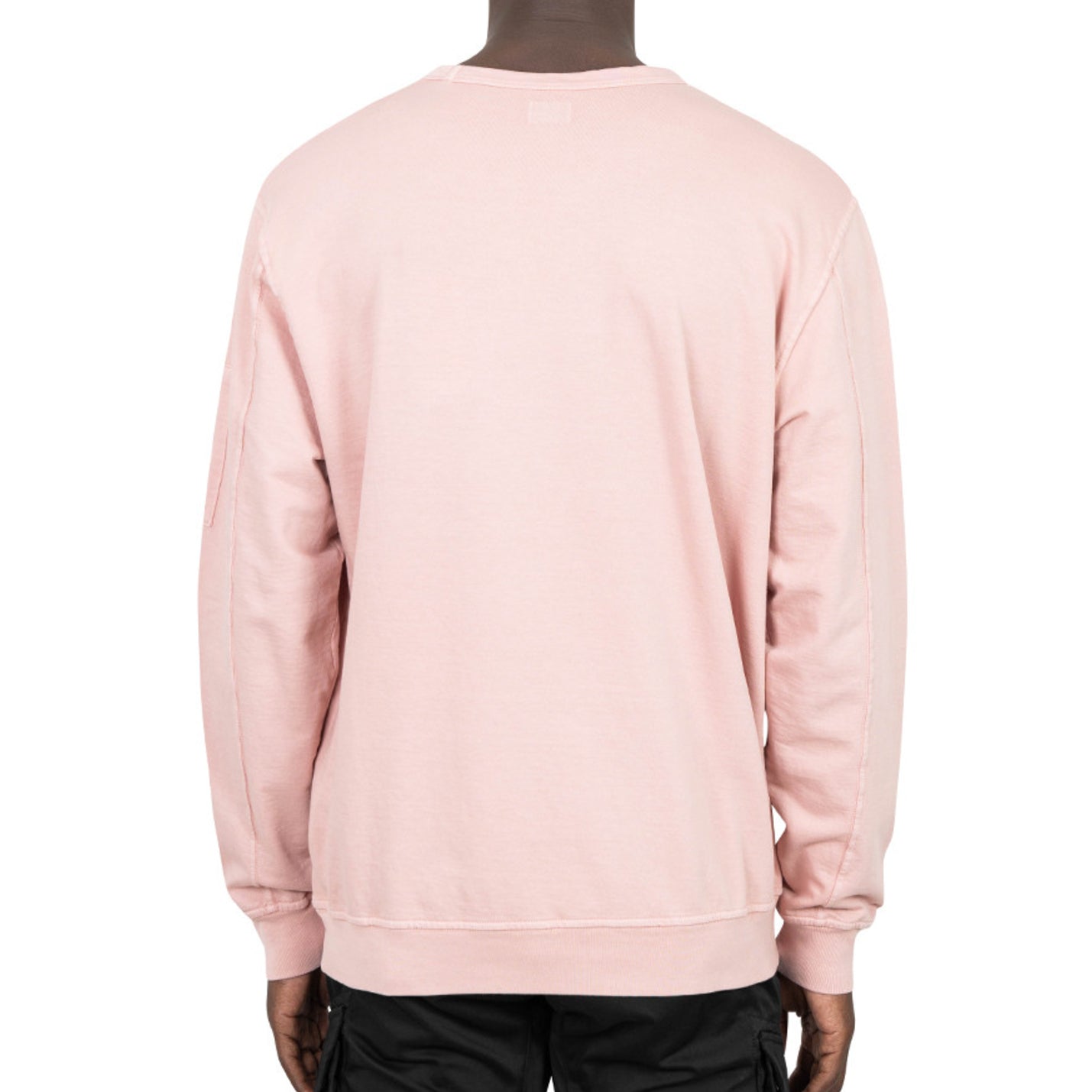 C.P. Company Light Fleece Lens Sweatshirt - 520 Misty Rose - Escape Menswear