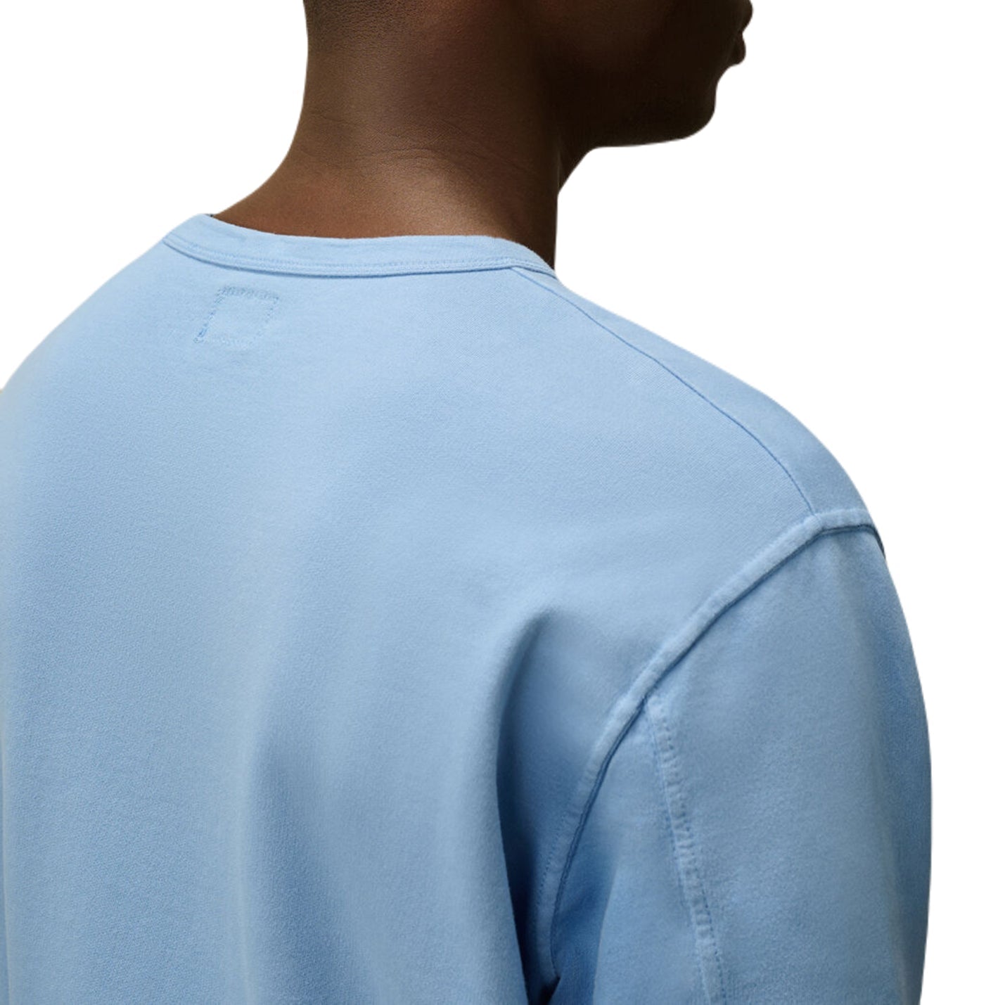 C.P. Company Light Fleece Lens Sweatshirt - 857 Light Blue - Escape Menswear