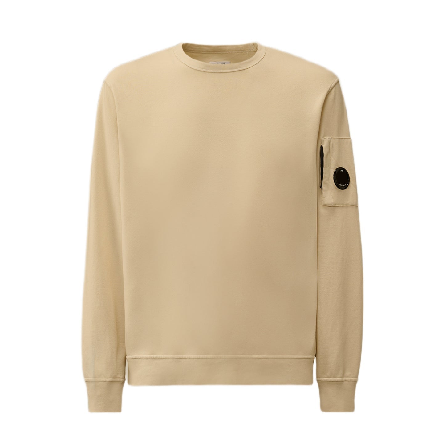 CP Company Light Fleece Sweatshirt - 114 Frozen White - Escape Menswear