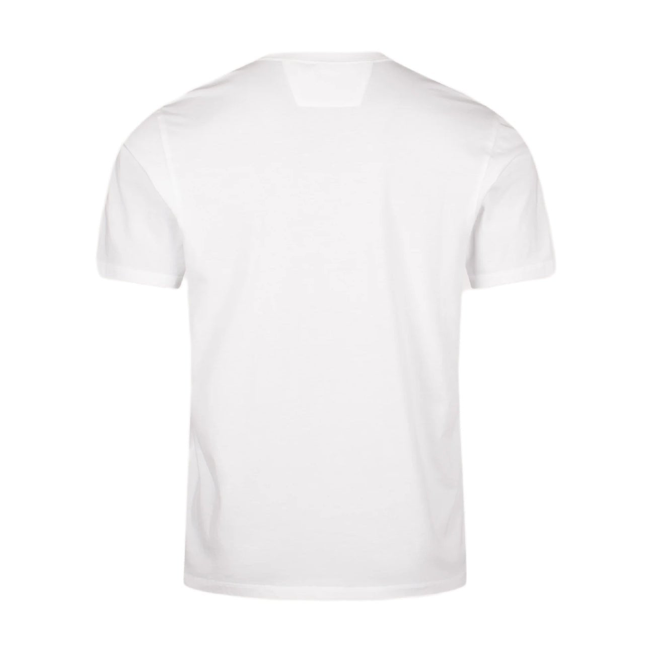 CP Company Logo Patch Short Sleeve T-Shirt - 103 Gauze White - Escape Menswear
