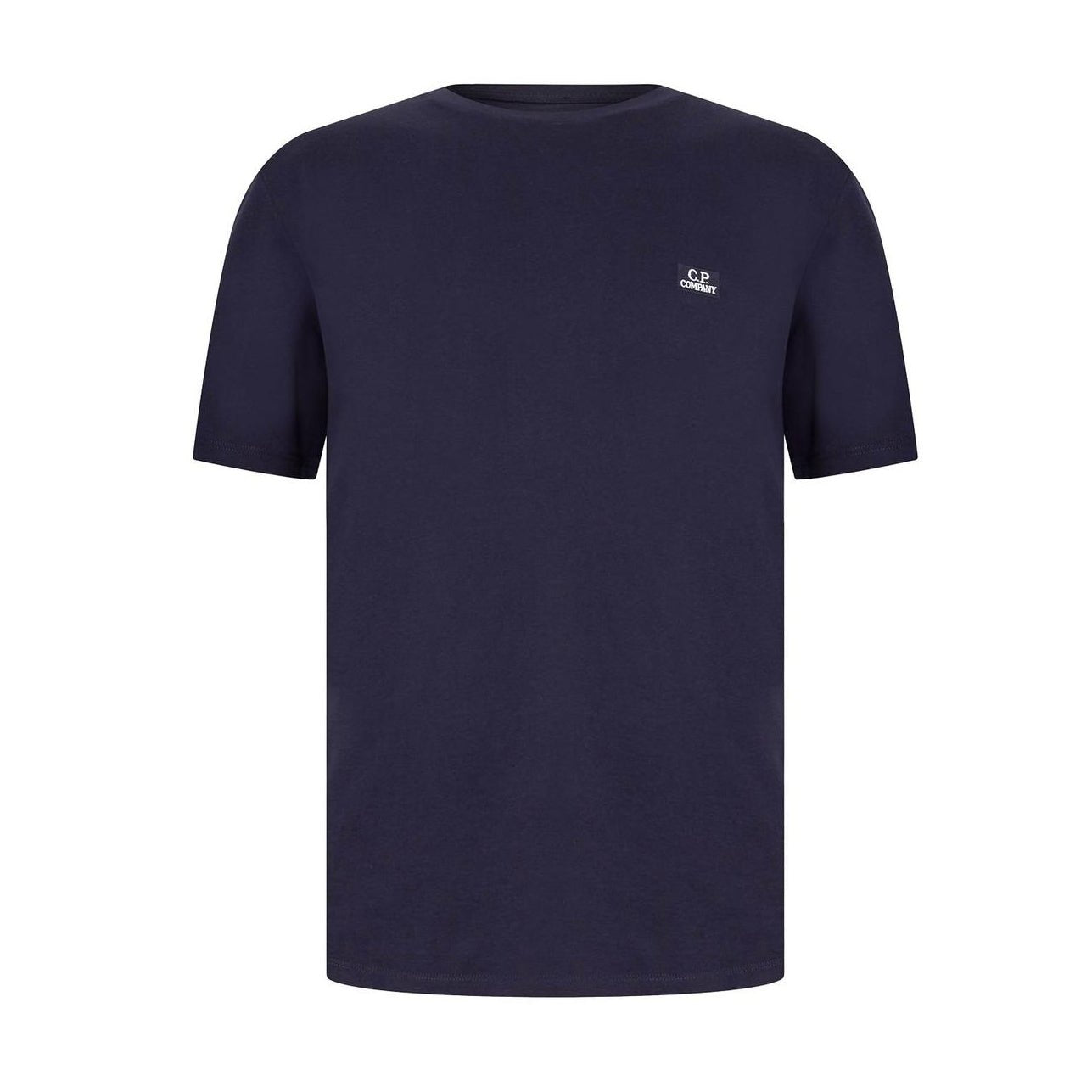 CP Company Logo Patch Short Sleeve T-Shirt - 888 Total Eclipse - Escape Menswear