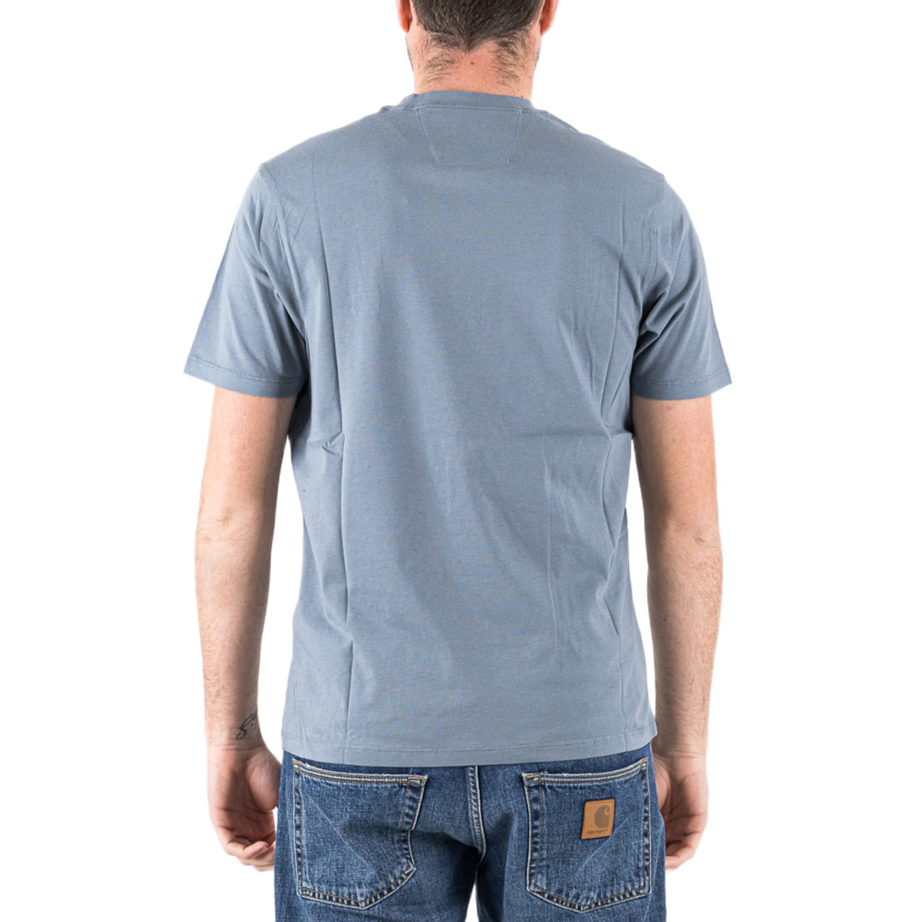 CP Company Logo Patch T-Shirt - 683 Ivy Green - Escape Menswear