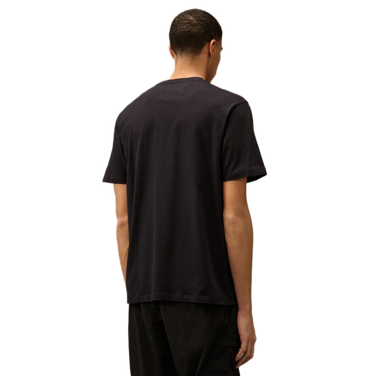 CP Company Logo Patch T-Shirt - 888 Total Eclipse - Escape Menswear