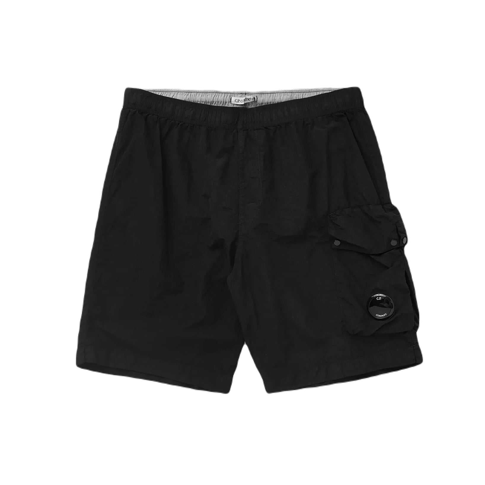 CP Company MBW217A Swim Shorts - 999 Black - Escape Menswear