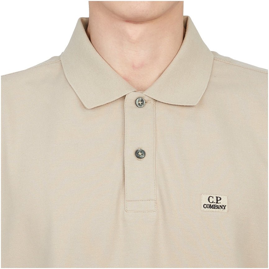 CP Company MPL100A LSPolo - 330 Cobblston - Escape Menswear