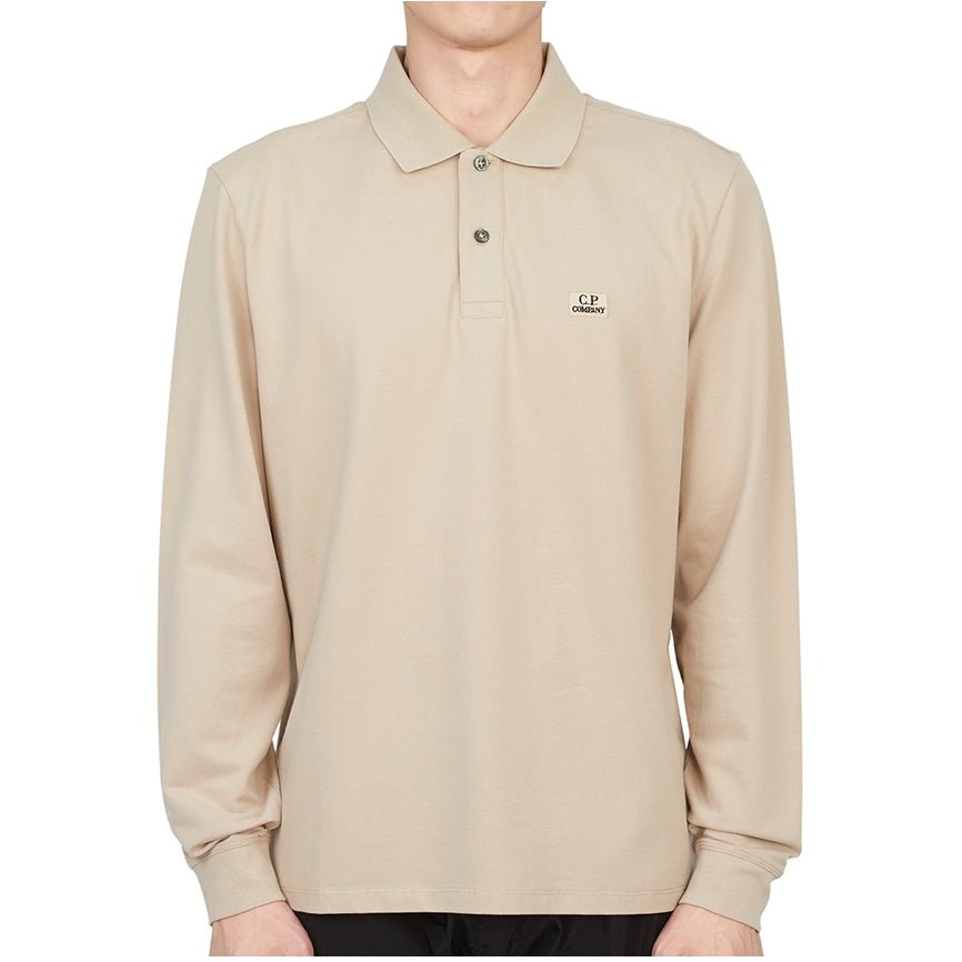CP Company MPL100A LSPolo - 330 Cobblston - Escape Menswear