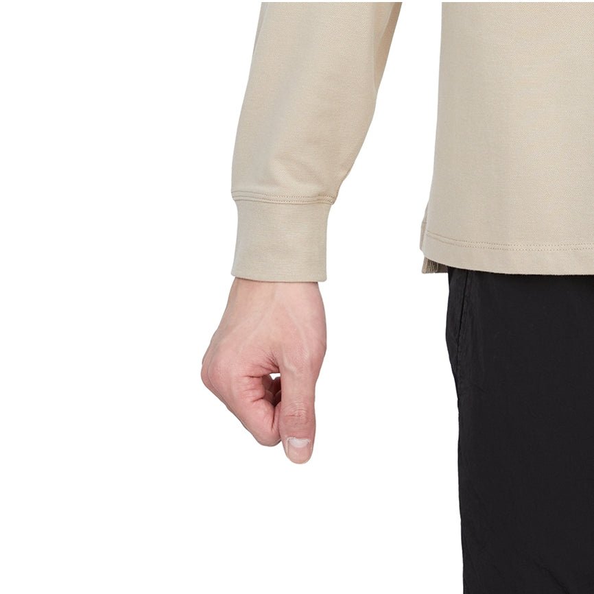 CP Company MPL100A LSPolo - 330 Cobblston - Escape Menswear