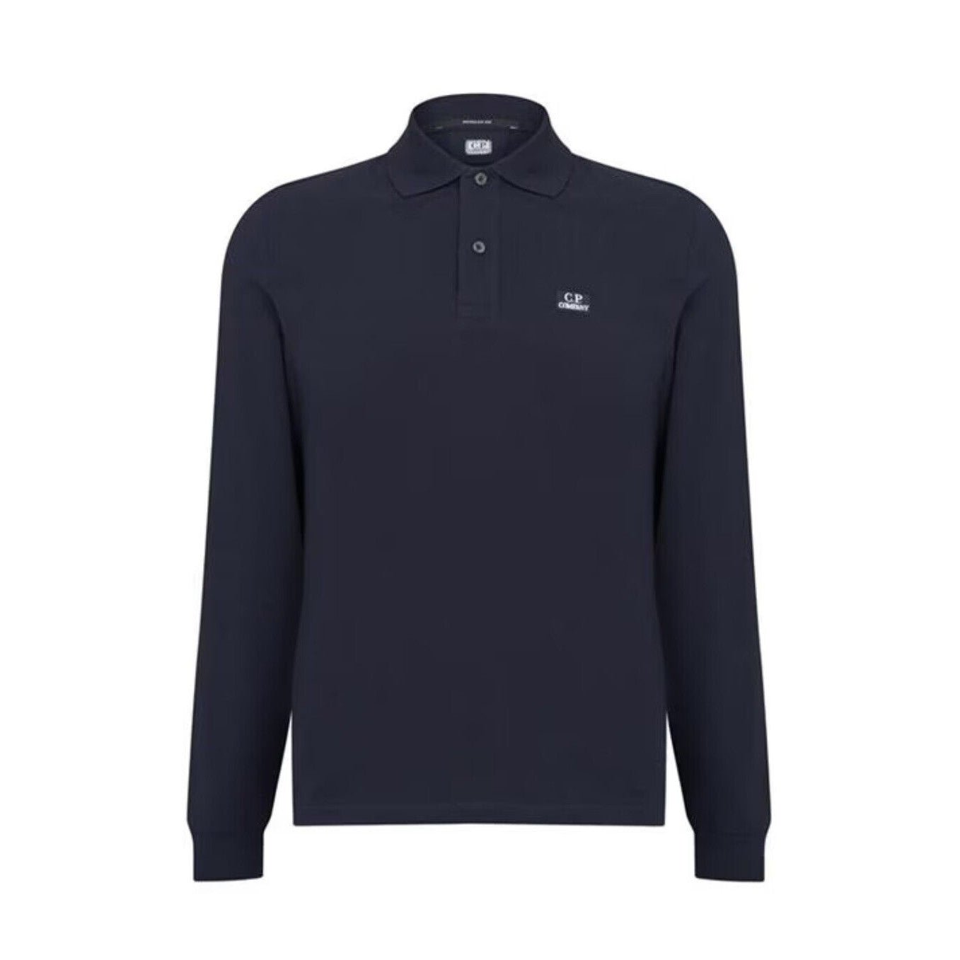 CP Company MPL100A LSPolo - 888 Navy - Escape Menswear