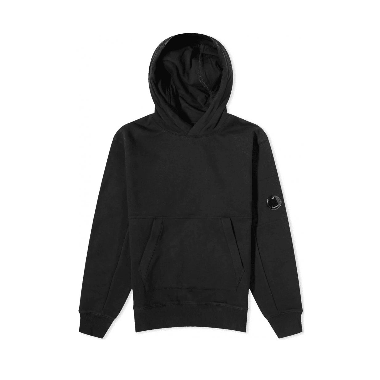 CP Company MSS023A Hoody - 999 Black - Escape Menswear
