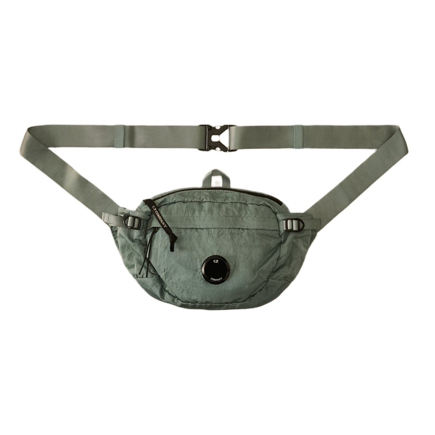 CP Company Nylon B Waist Bag - 809 Silver Blue - Escape Menswear