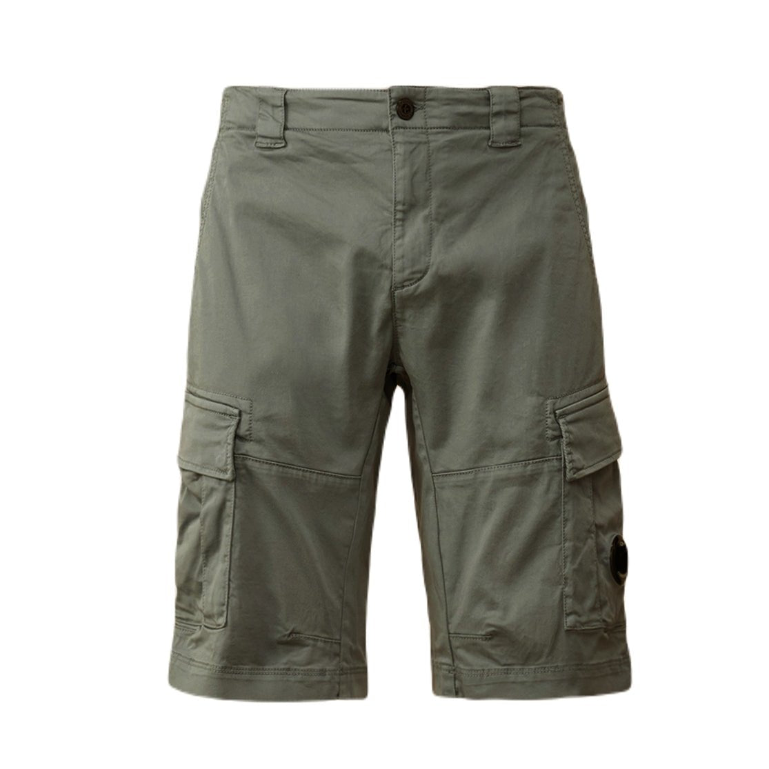 CP Company Stretch Cargo Shorts - 872 Stormy W Blue - Escape Menswear
