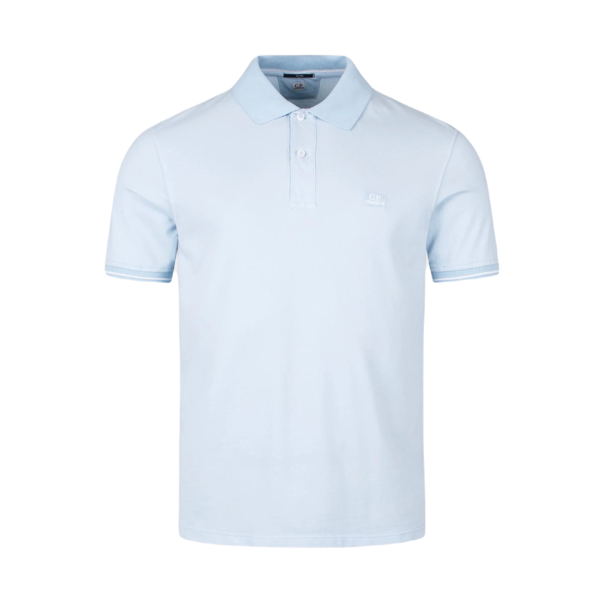 C.P. Company Tacting Short Sleeve Polo - 806 Starlight Blue - Escape Menswear
