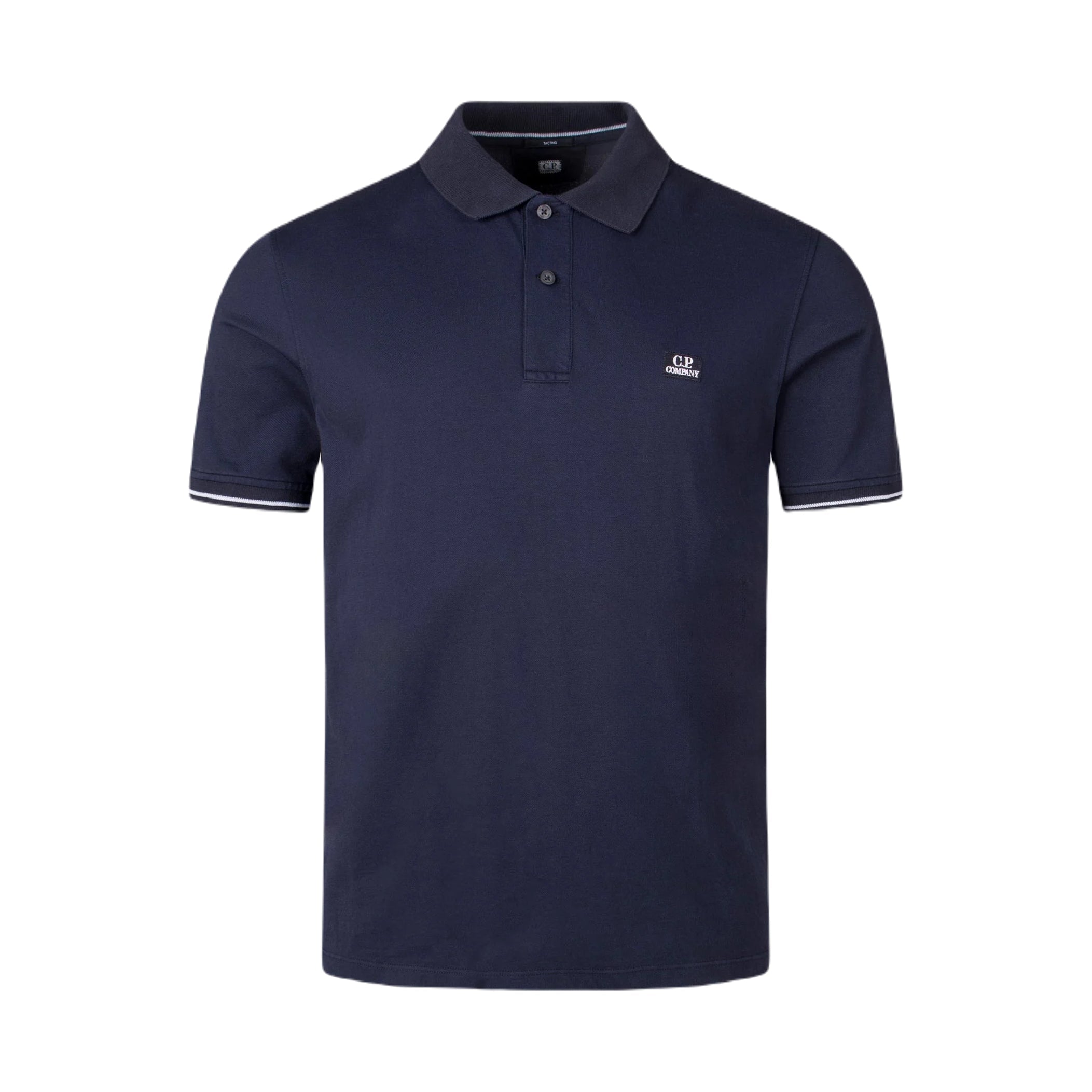 C.P. Company Tacting Short Sleeve Polo - 888 Total Eclipse - Escape Menswear