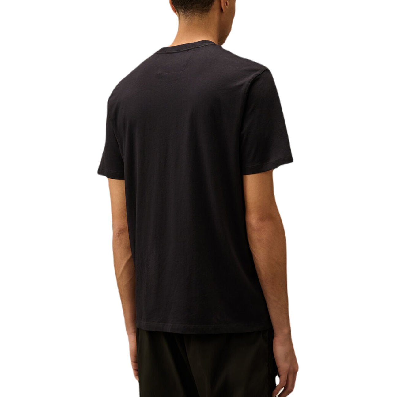 CP Company Vertical Logo T-Shirt - 888 Total Eclipse - Escape Menswear