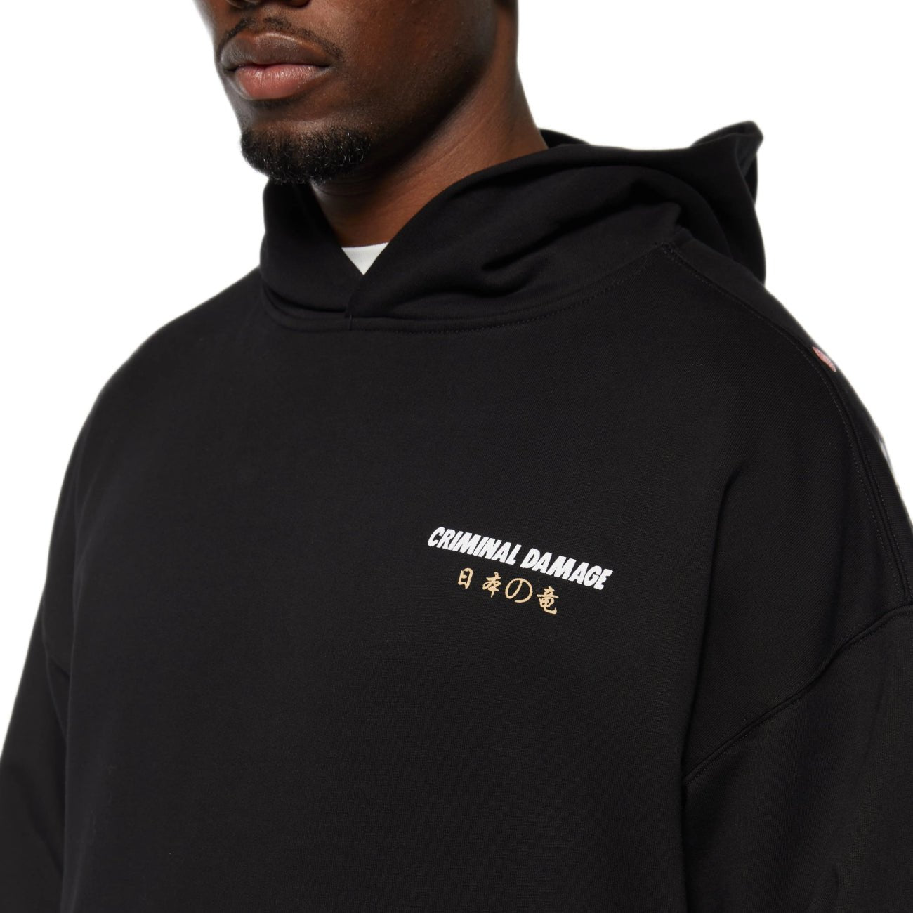 Criminal Damage Mythology Hoodie - Washed Black - Escape Menswear