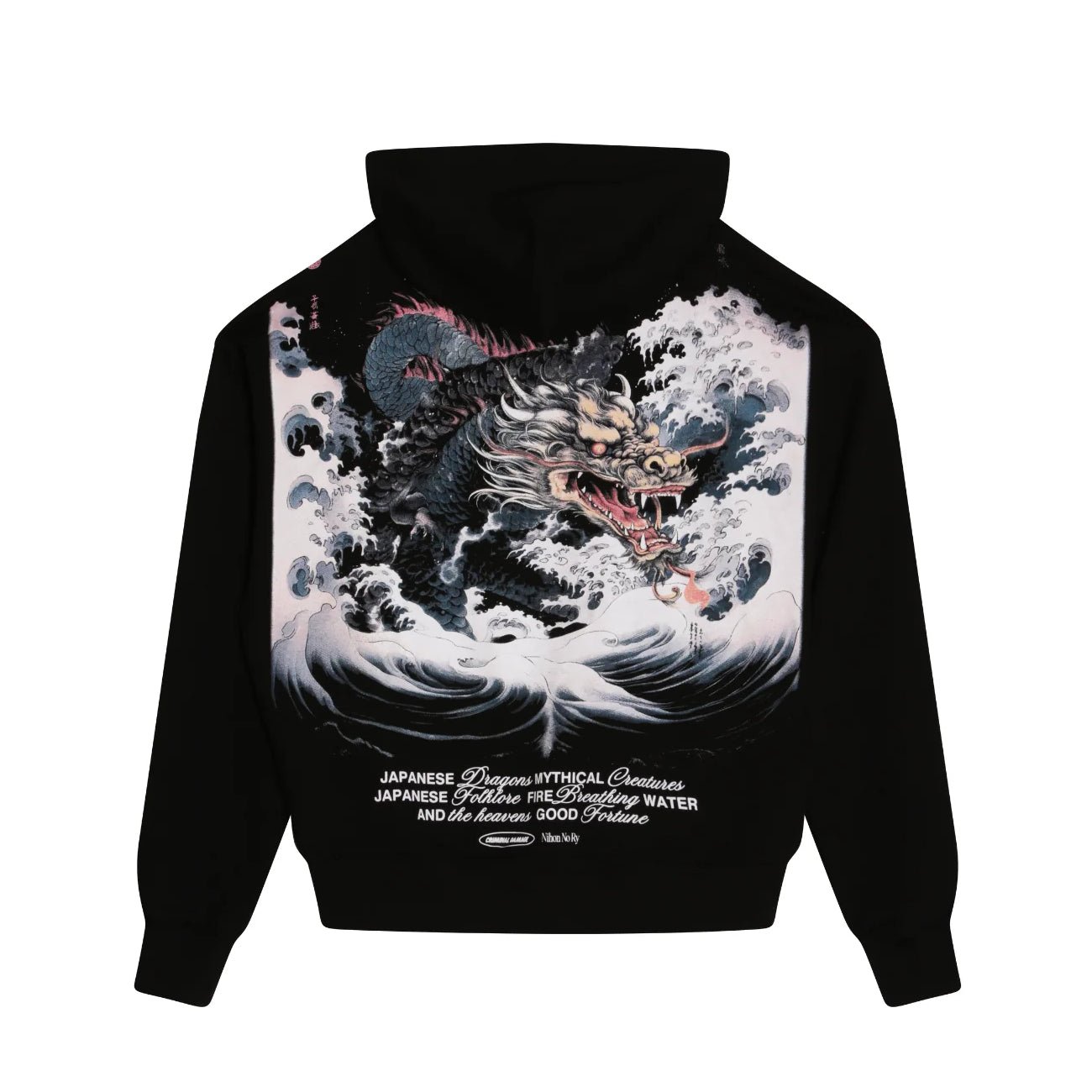 Criminal Damage Mythology Hoodie - Washed Black - Escape Menswear