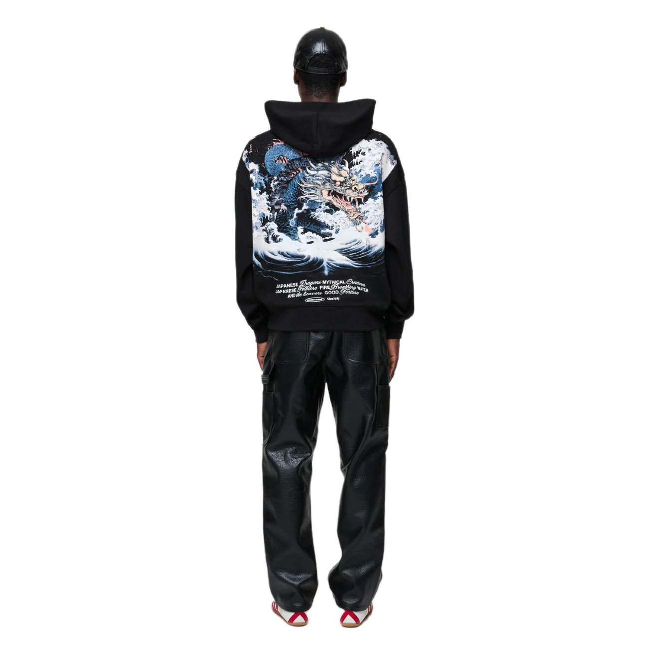 Criminal Damage Mythology Hoodie - Washed Black - Escape Menswear