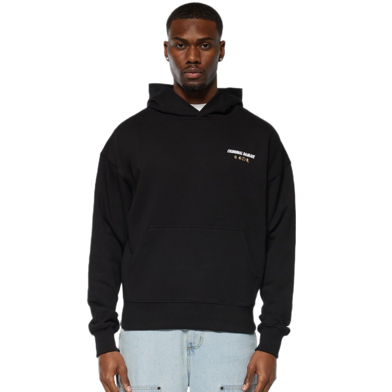 Criminal Damage Mythology Hoodie - Washed Black - Escape Menswear