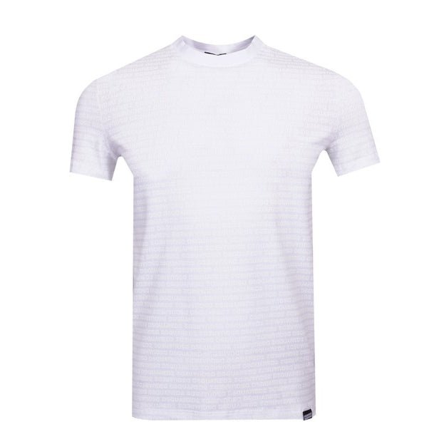 DSquared2 Allover Print T-Shirt - White - Escape Menswear
