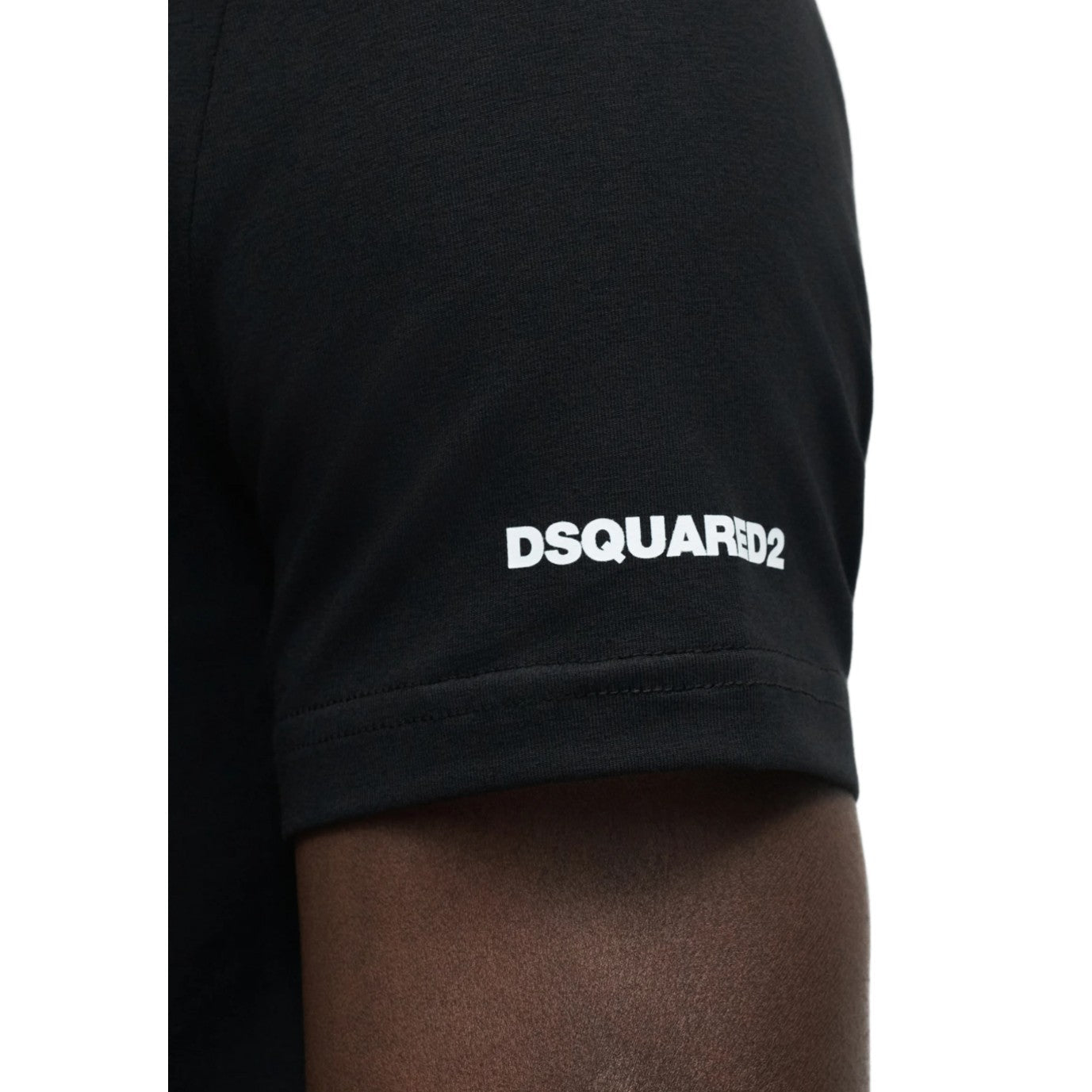 DSquared2 Basic Twin Pack T-Shirt - White/Black - Escape Menswear