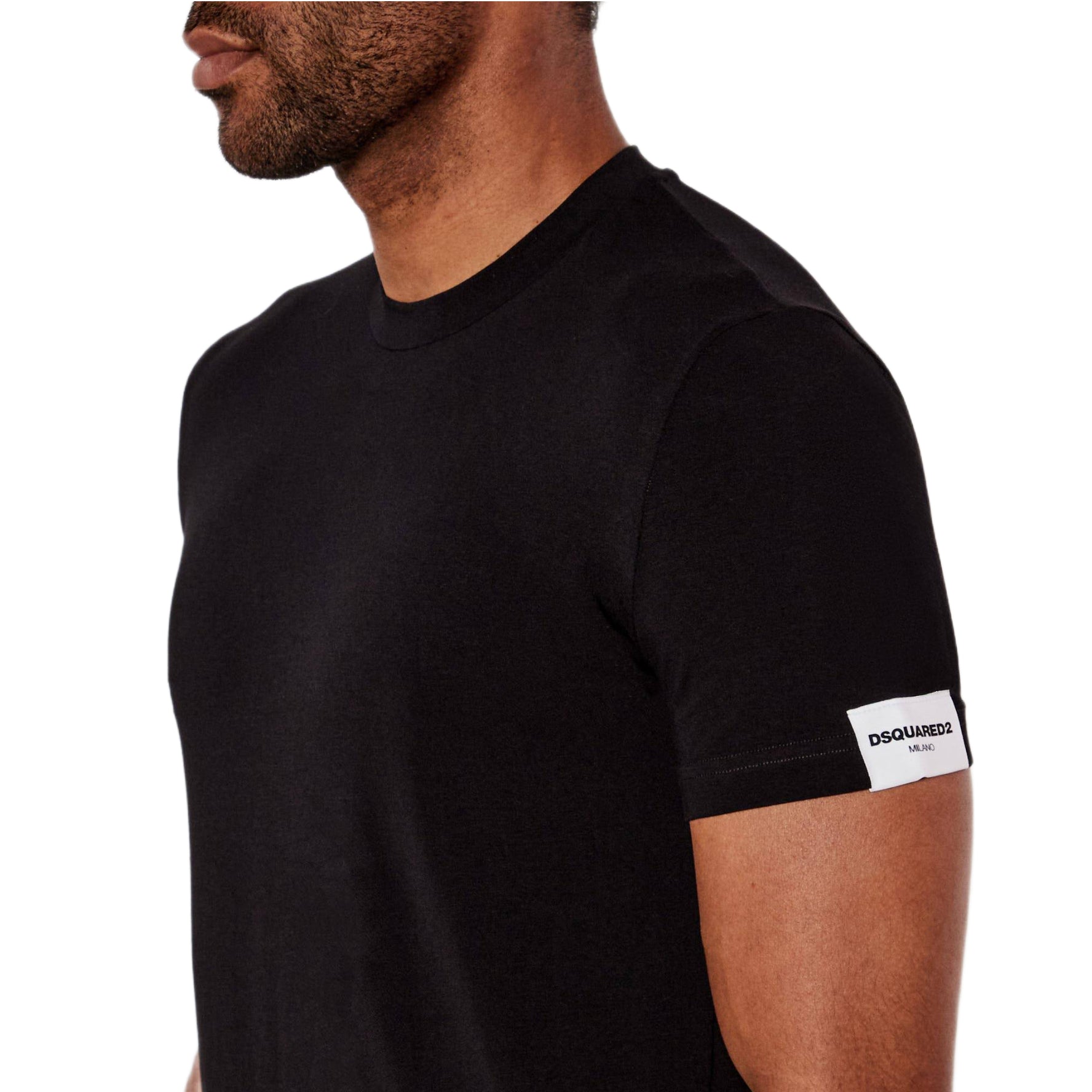 DSquared2 D9M205720 Round Neck T-Shirt - Black - Escape Menswear