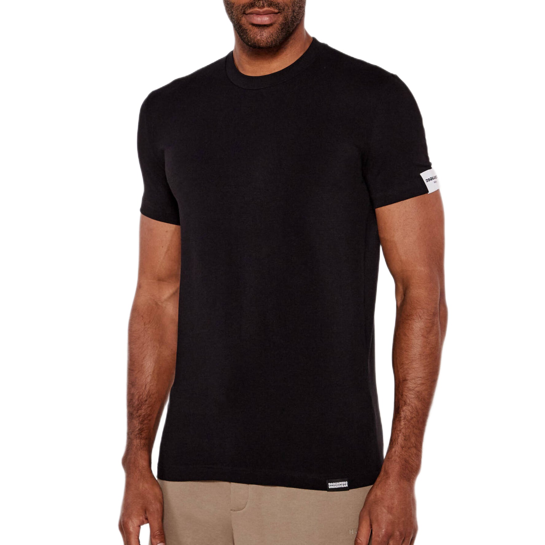 DSquared2 D9M205720 Round Neck T-Shirt - Black - Escape Menswear