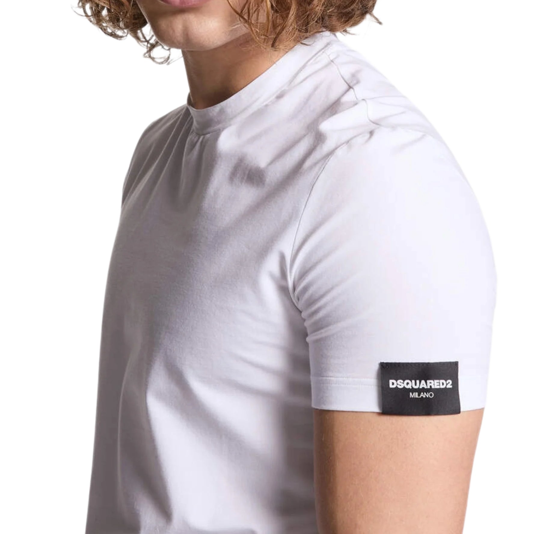 DSquared2 D9M205720 Round Neck T-Shirt - White - Escape Menswear