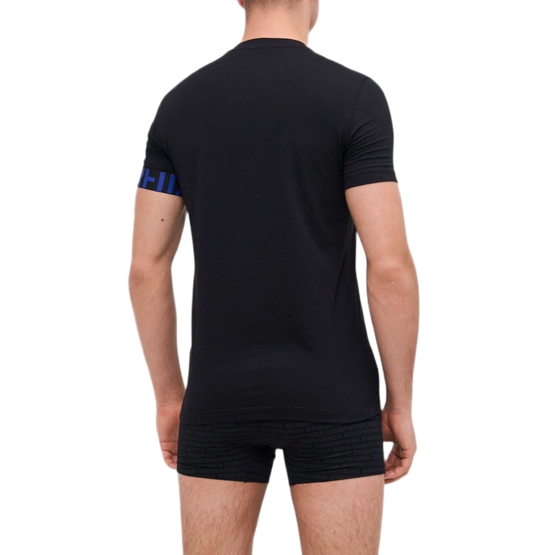 DSquared2 D9M3S5770 Round Neck T-Shirt - Black - Escape Menswear