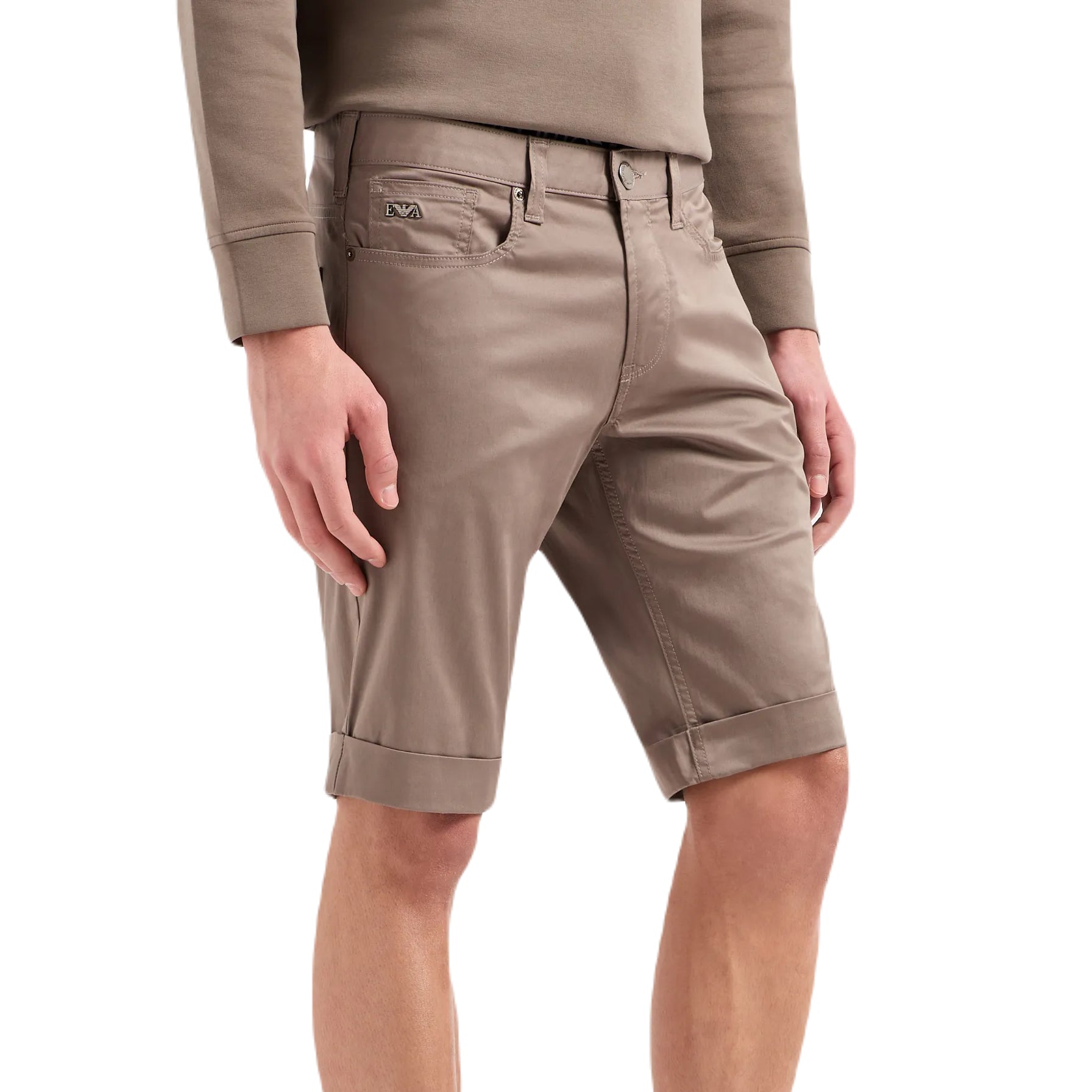 EA 8N1PA6 Shorts - 144 Beige - Escape Menswear