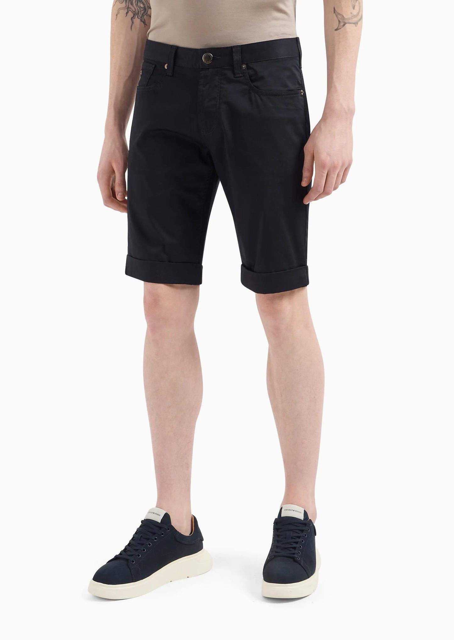 EA 8N1PA6 Shorts - 919 Navy - Escape Menswear