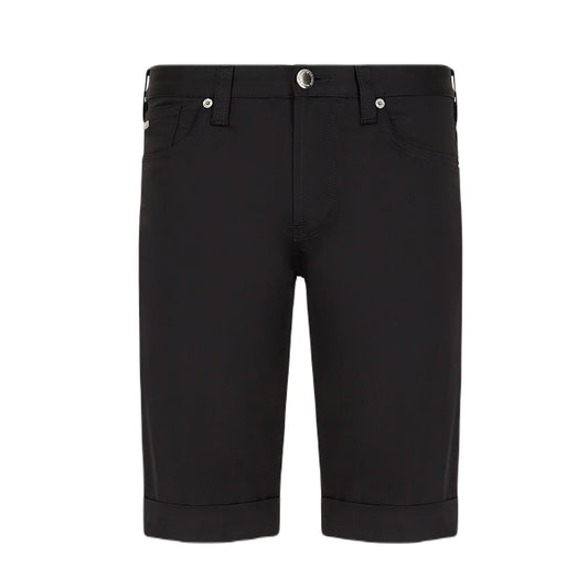 EA 8N1PA6 Shorts - 999 Black - Escape Menswear
