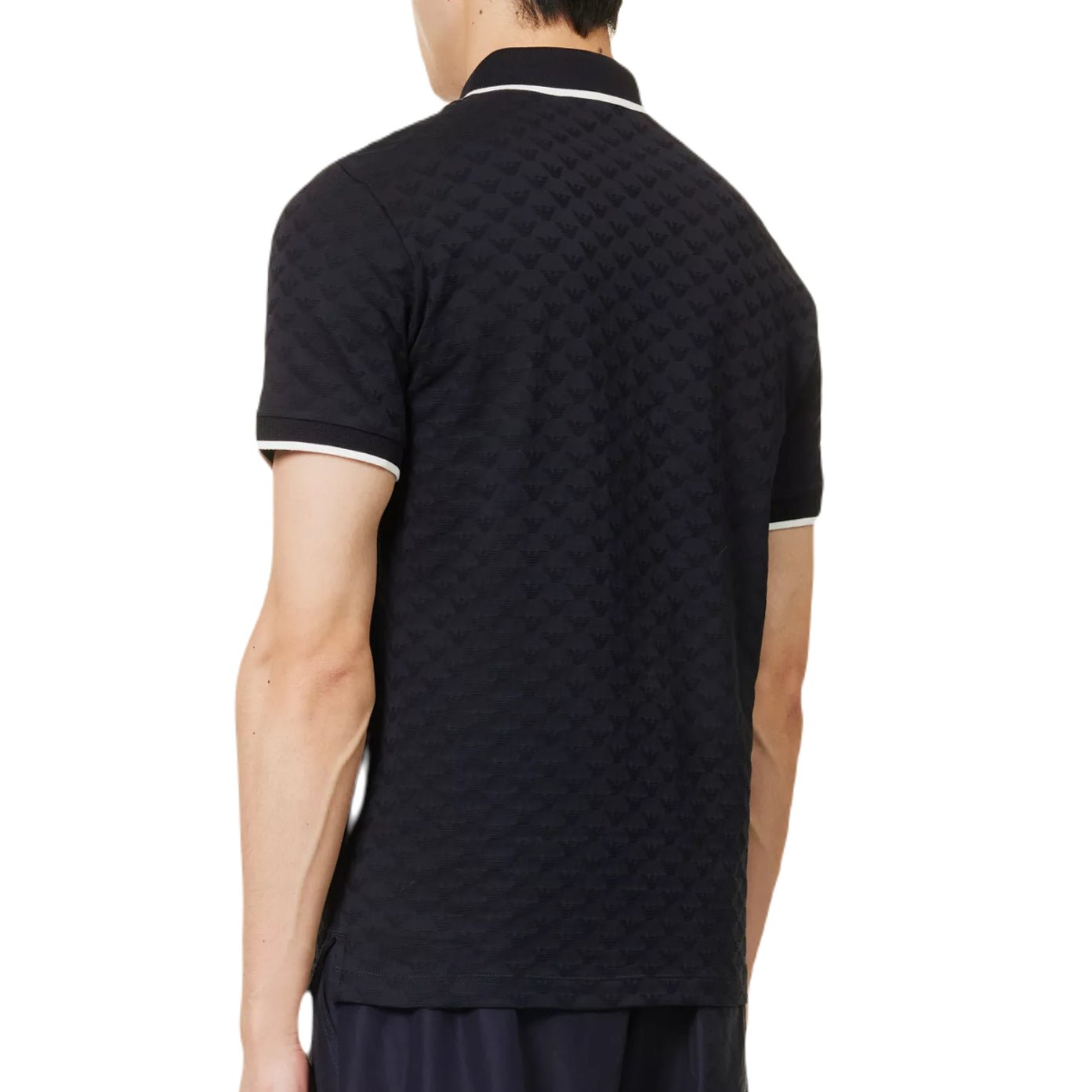 Emporio Armani 8N1FP0 Tip Polo - 920 Navy - Escape Menswear